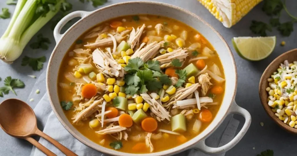 sopa de pollo