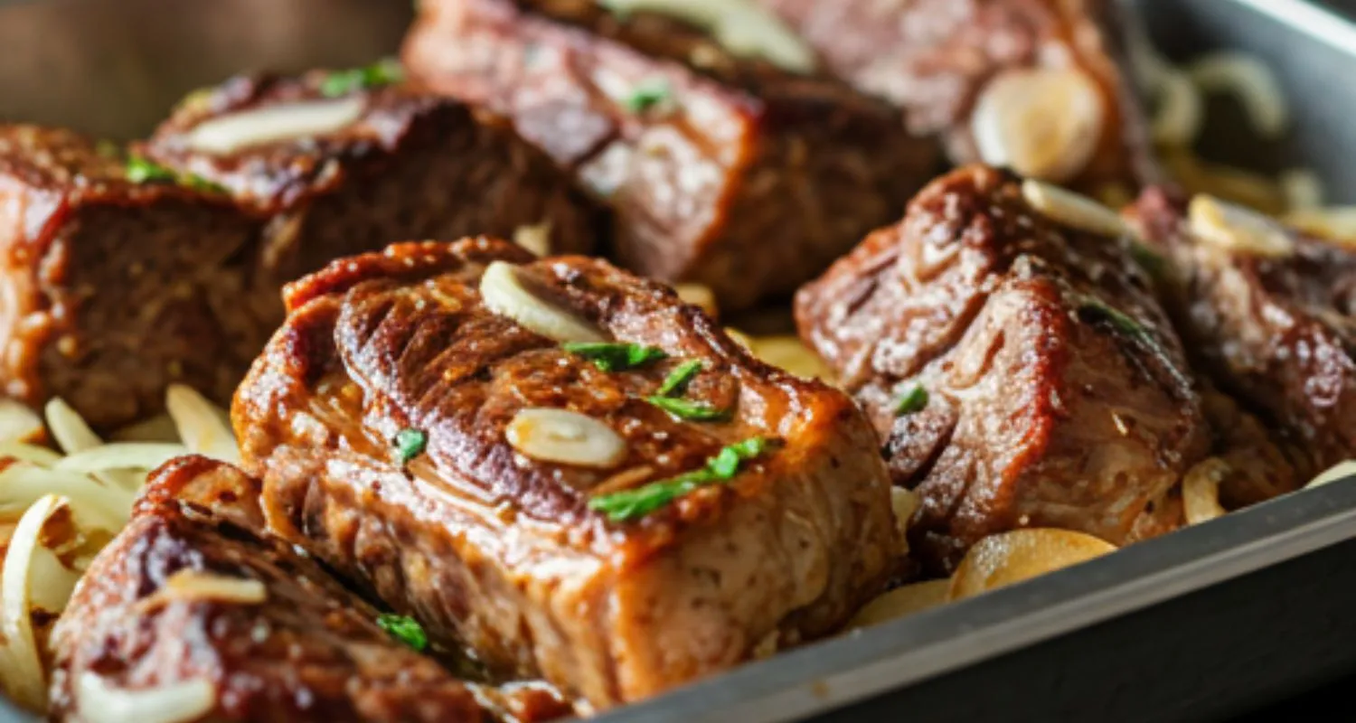 Alabama Neck Bones with Savory Gravy and Southern Sides