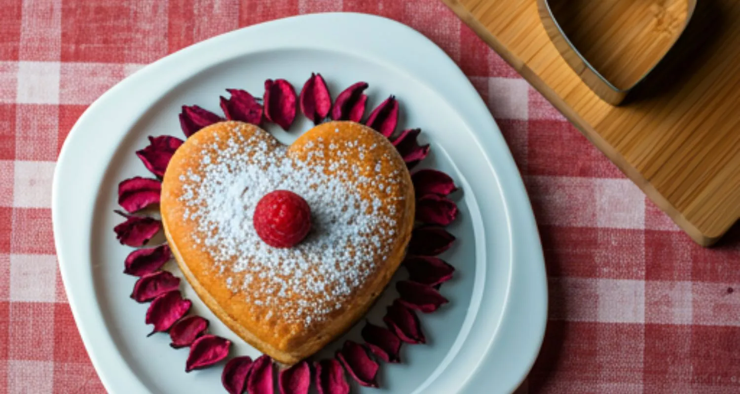 Delicious heart cake for special occasions