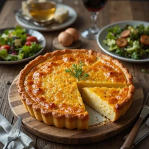 Delicious Passover Potato Pie with Crispy Edges and Fresh Herbs