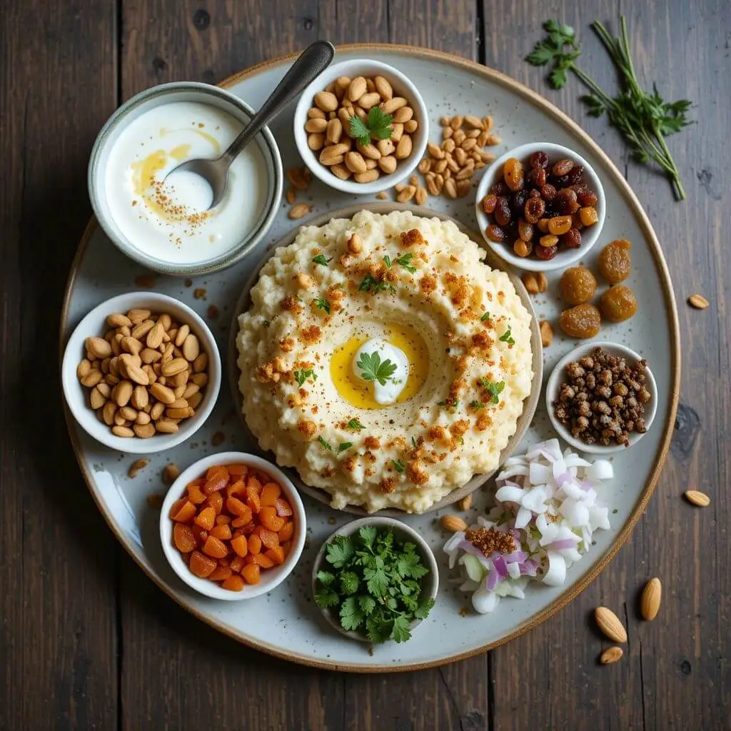 Classic Toppings for Terra Massoud recipe; Enhancing Flavor and Texture