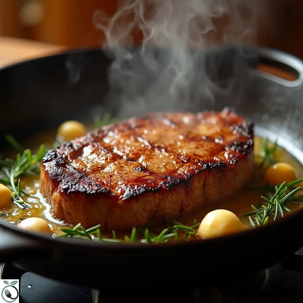 Searing Bistro Filet in Cast-Iron Skillet